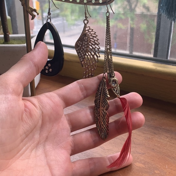 Lot of 4 single+1 silver pair of earrings - Picture 4 of 5